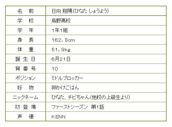 ハイキュー 日向翔陽の自由奔放な素直さがかわいい ハイキュー 烏野高校紹介ブログ